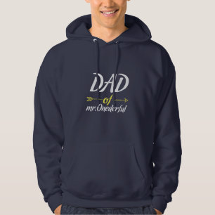 Father's Day Dad Of Mr Onederful Hoodie