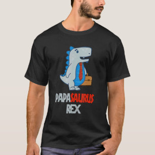 Father's Day Dad Papasaurus Dinosaur Papa Rex Saur T-Shirt