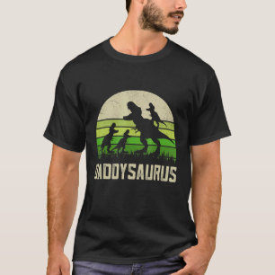 Fathers Day Dad Rex Fun Daddysaurus 4 Kids Dinosau T-Shirt