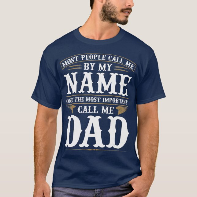 Fathers Day  Dad Son Matching Daughter Fathers T-Shirt (Front)