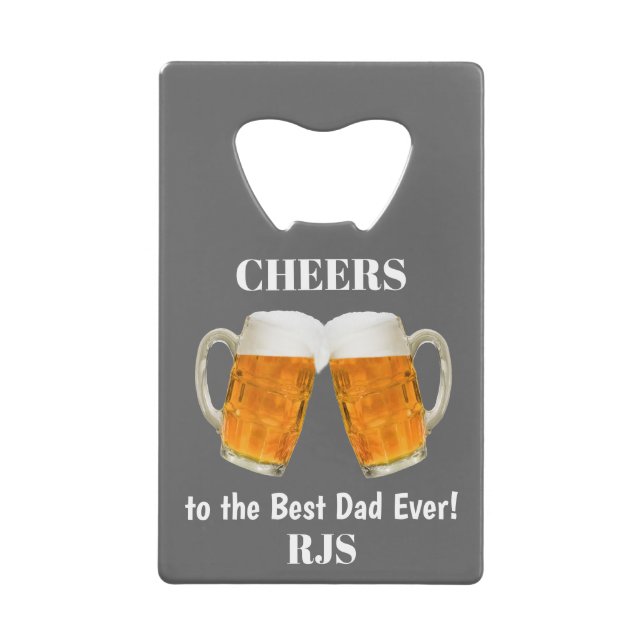 Father's Day Dad World's Best Ever Monogram (Front)