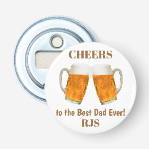 Father's Day Dad World's Best Ever Monogram Bottle Opener
