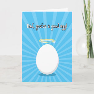 Father's Day, Dad, You're a Good Egg Card