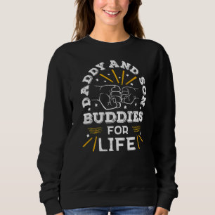 Father's Day Daddy And Child Partner Proud Father  Sweatshirt