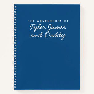 Father's Day Daddy and Son Keepsake Journal