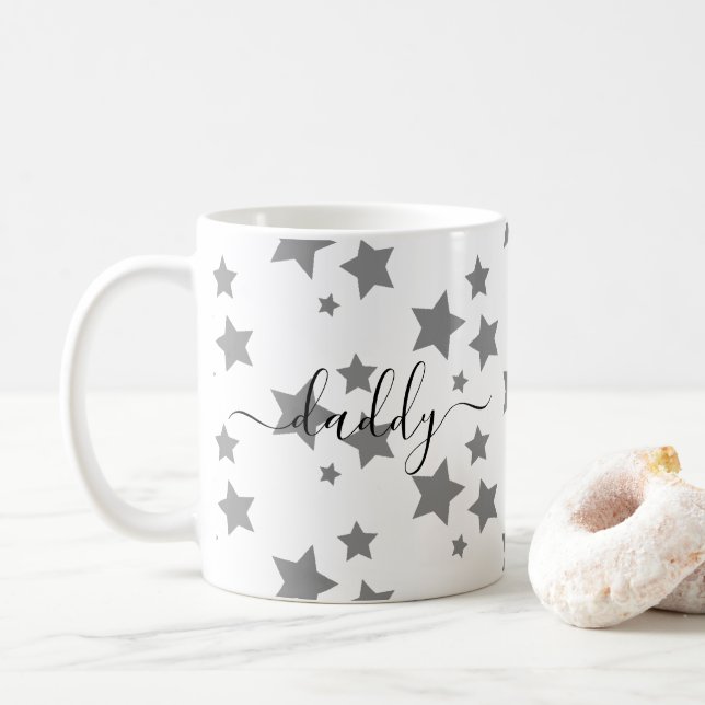 fathers day daddy unique coffee mug (With Donut)