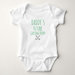 Father's Day Daddy's Future Golfing Buddy Baby Bodysuit