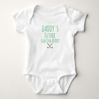 Father's Day Daddy's Future Golfing Buddy Baby Bodysuit