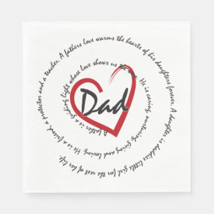Fathers Day - Dads Napkin
