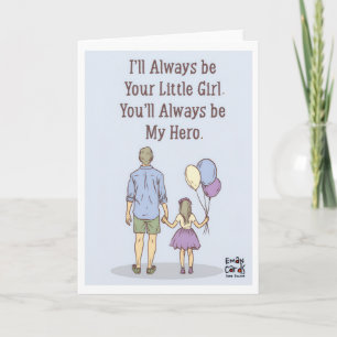 Father's Day - Daughter's Hero Card