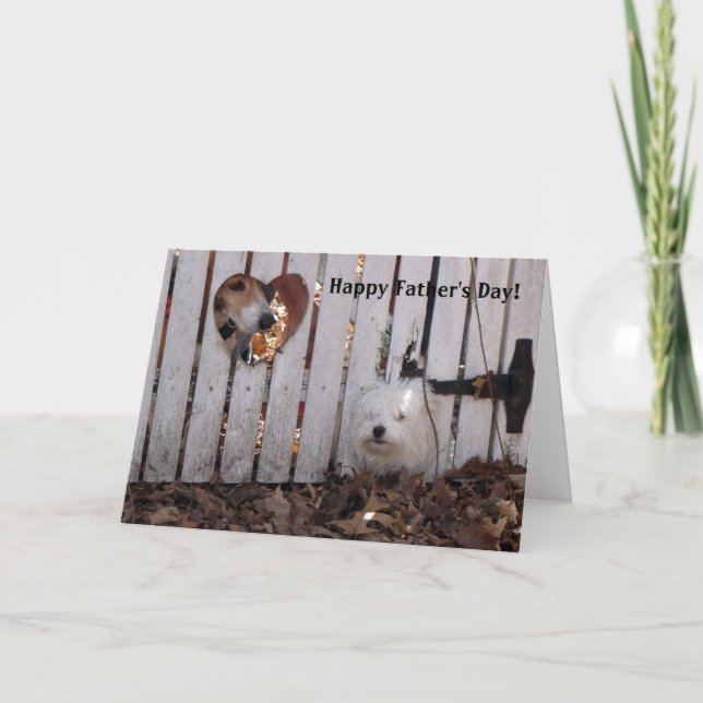 Father's Day Dogs Card (Front)