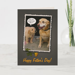 Father's Day Dogs Card