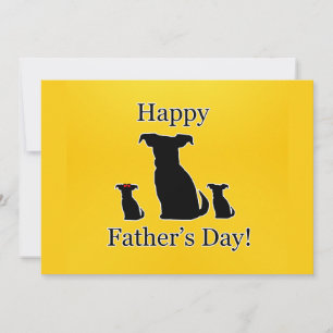 Father's Day Dogs  Holiday Card