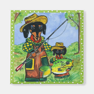 Fathers Day Doxies Magnet