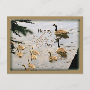 Father's Day Duckling Postcard