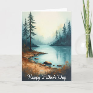 Fathers Day Evergreen View Card