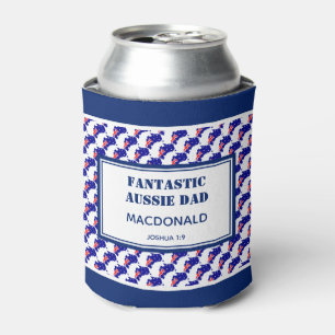 Father's Day FANTASTIC AUSSIE DAD Personalised Can Cooler