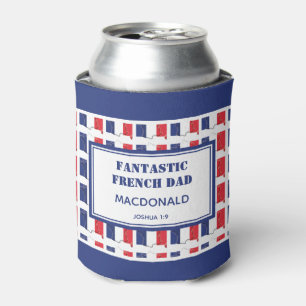 Father's Day FANTASTIC FRENCH DAD Personalised Can Cooler