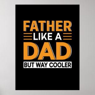 Father's Day Father Like A Dad Poster