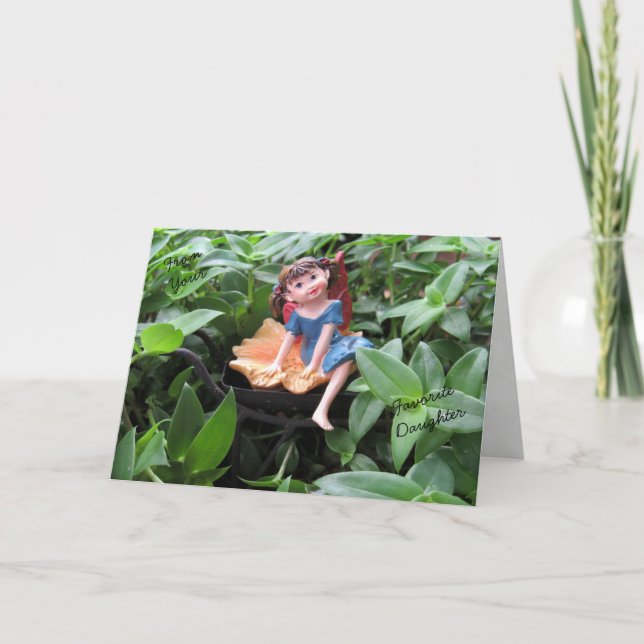 Father's Day Favourite Daughter Fairy Card (Front)