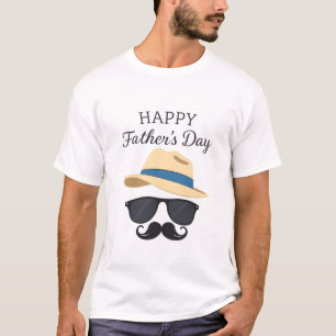Father's Day Fedora, Sunglasses & Classic Style T-Shirt