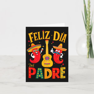 Fathers Day Fiesta Feliz Día Del Padre Mexican Dad Card
