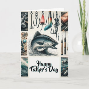 Father's Day Fisherman Greeting Card