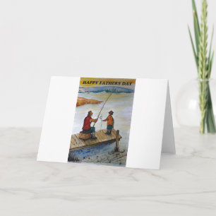 Fathers Day fishing card