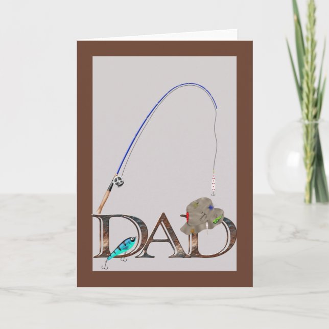 Fathers Day Fishing Card (Front)