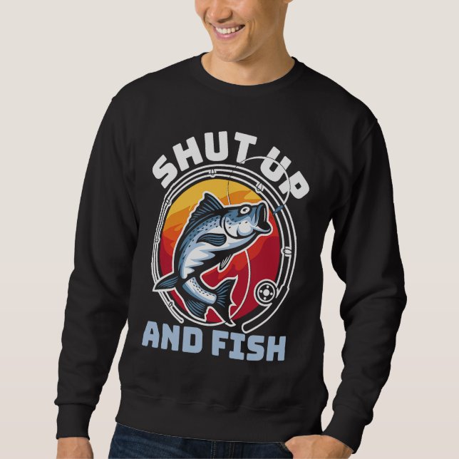 Father's Day Fishing Fisherman  6 Sweatshirt (Front)