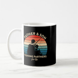 Fathers Day Fishing For Dad Fathers Day From Son F Coffee Mug