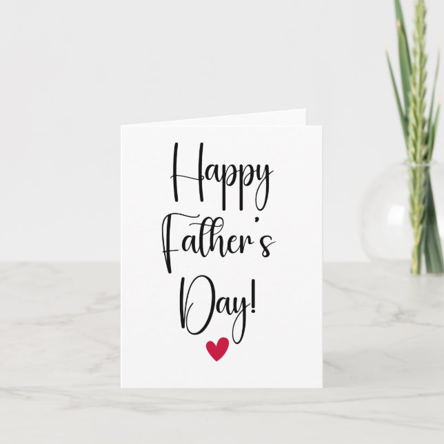 Father's Day Folded Greeting Card (Front)