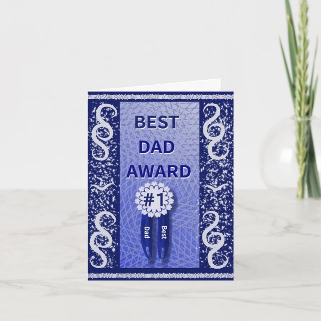 Father's Day Folded Greeting Card (Front)