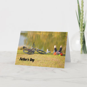 Father's Day for Bike Rider Card