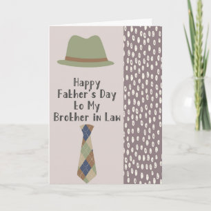 Fathers Day for Brother in Law Grey & Green Card