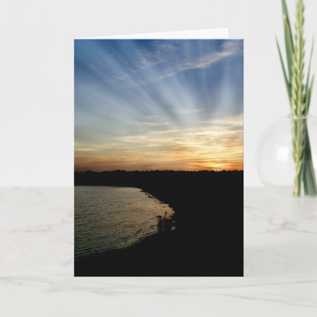 Father's Day for dad with baby in Heaven Card (Front)