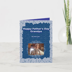 Father's Day for Grandpa Folded Greeting Card