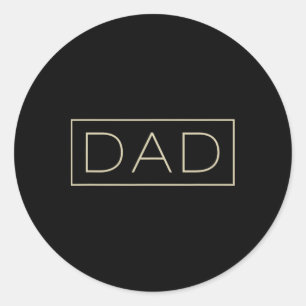 Fathers Day For New Dad  Classic Round Sticker