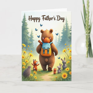 Fathers Day Forest Friends Card