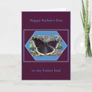 Father's Day Foster Dad Butterfly Card