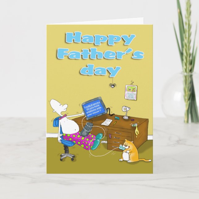 fathers day funny card (Front)