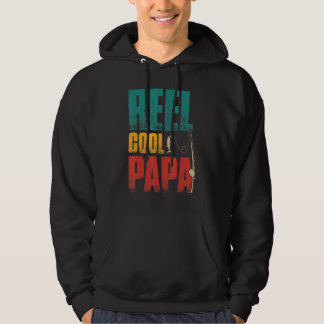 Father's Day Funny Fishing Reel Cool Papa. Hoodie