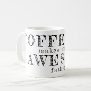Father's Day funny typography custom gift for dad Coffee Mug
