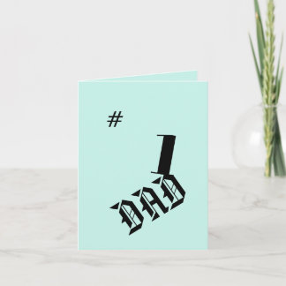 Father's Day G Card : # 1 Dad