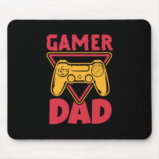 Father's Day Gamer Dad Mouse Pad (Front)