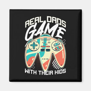 Fathers Day Gamer Dad Video Game Father Stepdad Fu Magnet