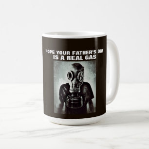 FATHER'S DAY GAS MASK FUNNY COFFEE MUG
