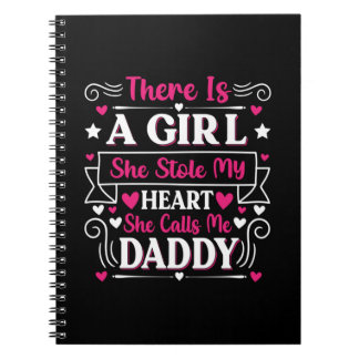 Father's Day Gift | A Girl Calls Me Daddy Notebook