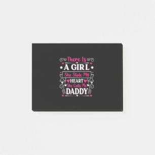 Father's Day Gift A Girl Calls Me Daddy Post-it Notes