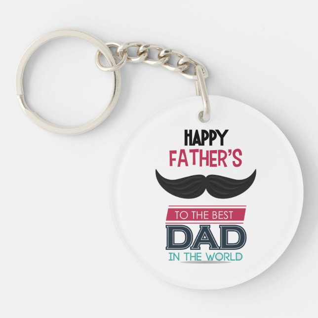father's day gift Acrylic Keychain (Front)